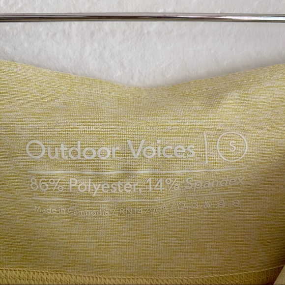 OUTDOOR VOICES 7/8 dipped leggings dahlia SMALL - Picture 7 of 13